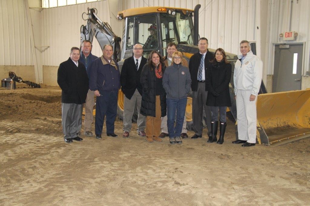 On December 18 the Toledo Chamber of Commerce toured the Cygnet training facility. Pictured (l-r) are Mike Hartley - S3 Consultants, Bill Dell -Regional Coordinator, Don Black - Administrator Manager, Tom Byers - Local 18 President, Andrea Ashley - AGC, Angela Van Fossen - OCA, Brian Dicken - Toledo Chamber Vice President of Government Relations, Business Manager Rick Dalton, Wendy Gramza - President, Toledo Chamber, and Legislative Representative Mark Totman.